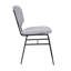 Chaise d'appoint rembourrée en velours Aquasco-1670141448