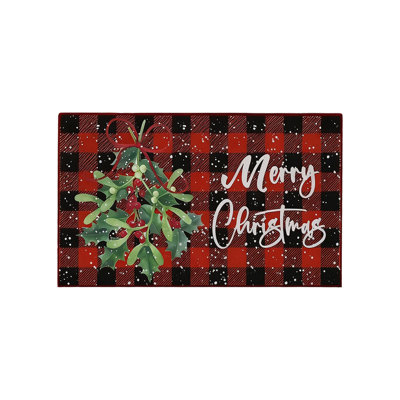 Kbndieu Bath Mat Rugs Christmas Carpet Carpet Home Carpet Holiday Gift Kitchen Bedroom Bathroom Floor Mat Washable Door Mat