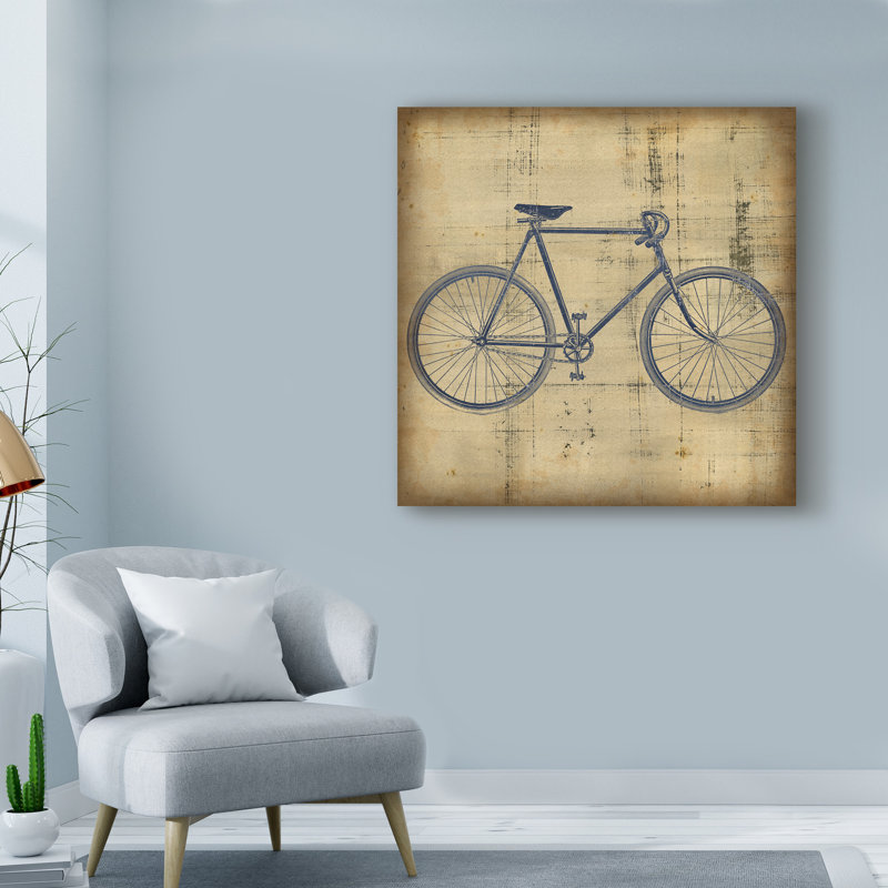 « antiqueing évaluation ix », reproduction d’impression sur toile tendue, H 14 po x l 14 po x P 2 po