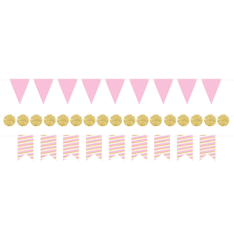 Mini Streamer Kit - Pack of 12, Pink