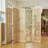 5.75ft Room Divider Solid Wood Natural Privacy Screen-445356719-446541356