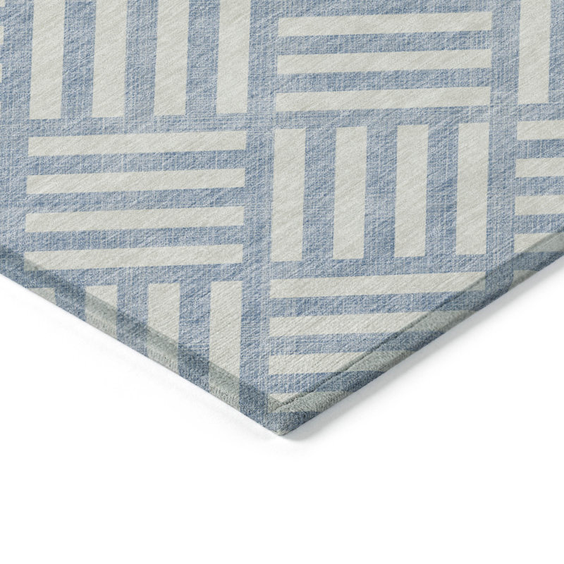 Kinslee Geometric Rug, Rectangle 1'8" x 2'6"