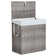 Wicker Laundry Hamper with Lid, 90L/110L Storage Capacity Wicker Clothes Basket with Handle and Removeable Liner