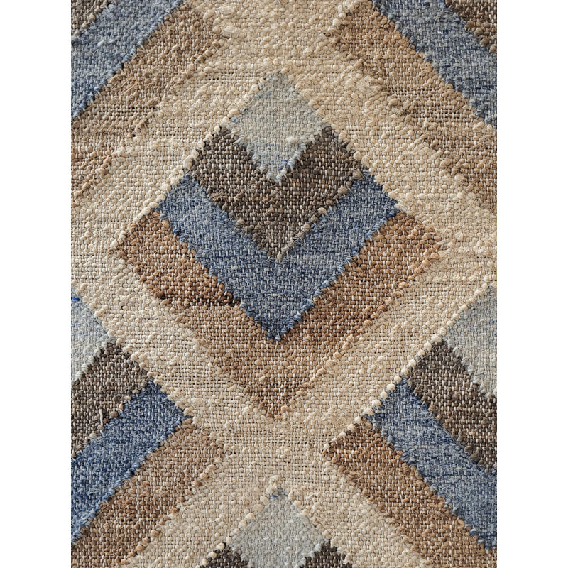 Aquila Geometric Area Rug in Gray/Beige/Brown, Rectangle 8' x 10'