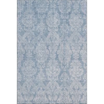 Premium Machine Washable Honig AMF1659 Damask Rug