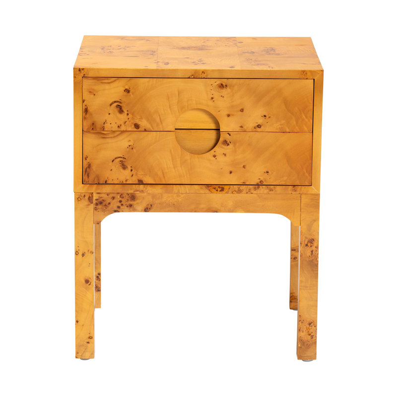 Table de chevet 2 tiroirs Eishah
