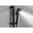 Handheld Shower In Matte Black Stainless Steel, 28-Inch Slide Bar, 59-Inch Hose, Height Adjustable, Functional Spray Settings For Relaxing And Chair Use Adjustable With Multiple Modes Bathing,