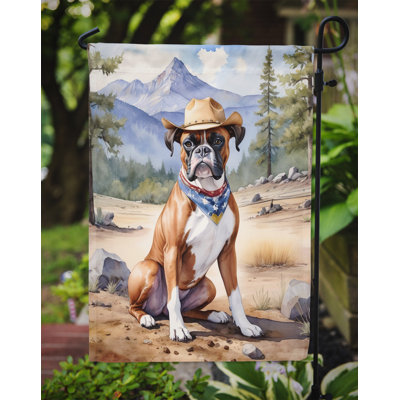 Drapeau Cowboy Welcome Garden