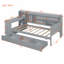 Lit de jour simple en bois avec 3 tiroirs, ports USB et bureau-1600887237