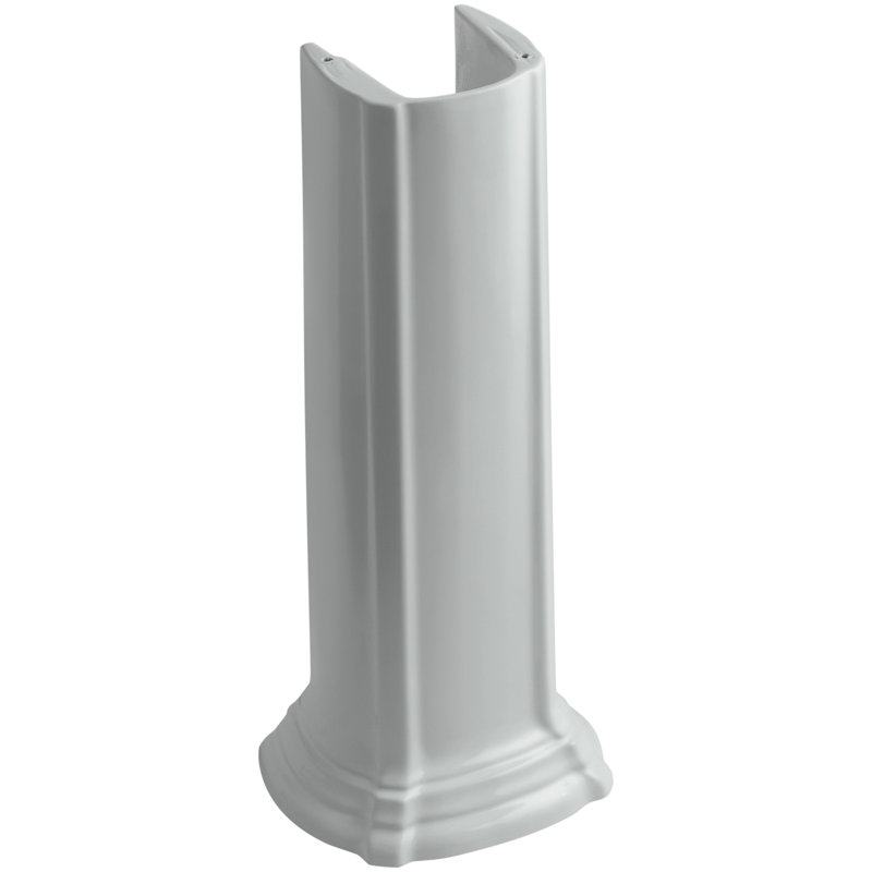Piédestal pour lavabo de salle de bain Portrait, Gris glacial