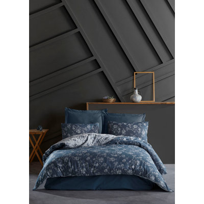Ensemble de housse de couette moderne et contemporain en mélange de coton 6 pièces Chasteen