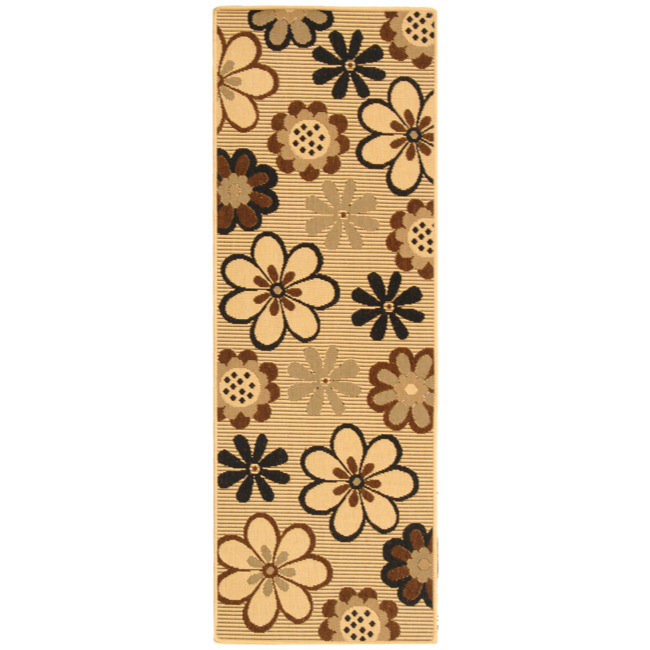 Herefordshire Performance Floral Indoor/Outdoor Area Rug, Runner 2'3" x 6'7"