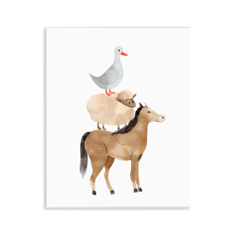 Farm Life Stack Wall Plaque, design by Kim Allen