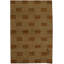 Wool Geometric Area Rug in Brown