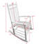 Chaise berçante balcon pour adulte - blanc-1094150181