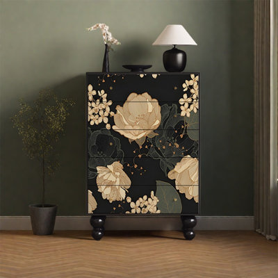 Solid Pine Storage Cabinet with Smooth Wide Top