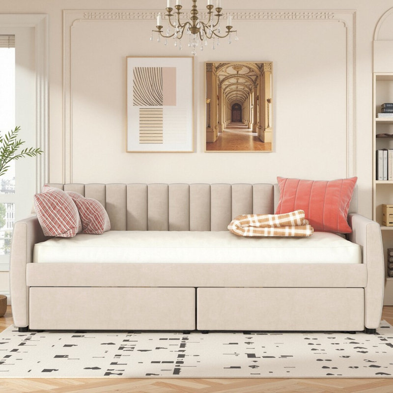 Lit de jour Elegant Classic, Beige