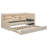 Velvet Fabric Upholstered Twin Size Daybed with Trundle and USB & Outlet-951922251