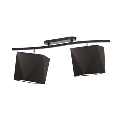 Muro Fabric Semi Flush Mount