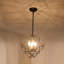 4 - Light Dimmable Geometric Chandelier
