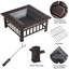 Steel Charcoal and Wood Burning Fire Pit-634748969-634748971