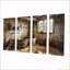 «Brown Rustic Bathroom Charm III», ensemble d'art sur toile rustique-1325325864