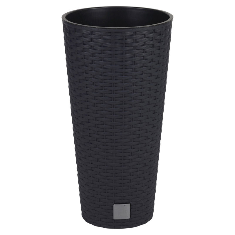 Pot Planter, Anthracite, 38cm H x 20cm W x 20cm D
