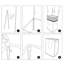 Fabric Laundry Cart