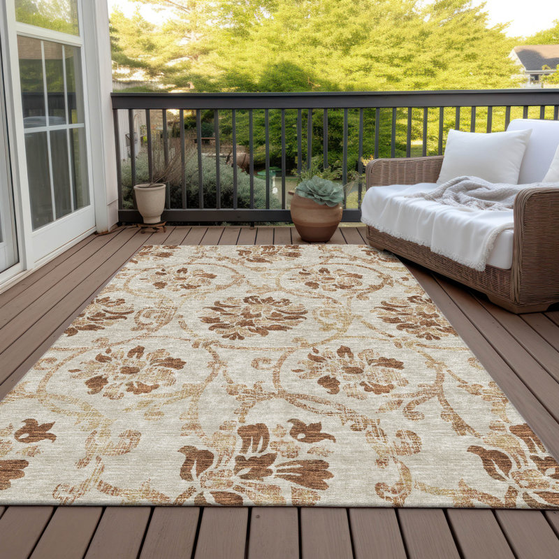Stefanni Floral Indoor Rug, Rectangle 3' x 5'