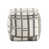 Tissu en polyester gris / beige