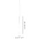 Lacrima Suspension G White Glossy Satin Nickel E26 Ul-113825427-113825425-113825409