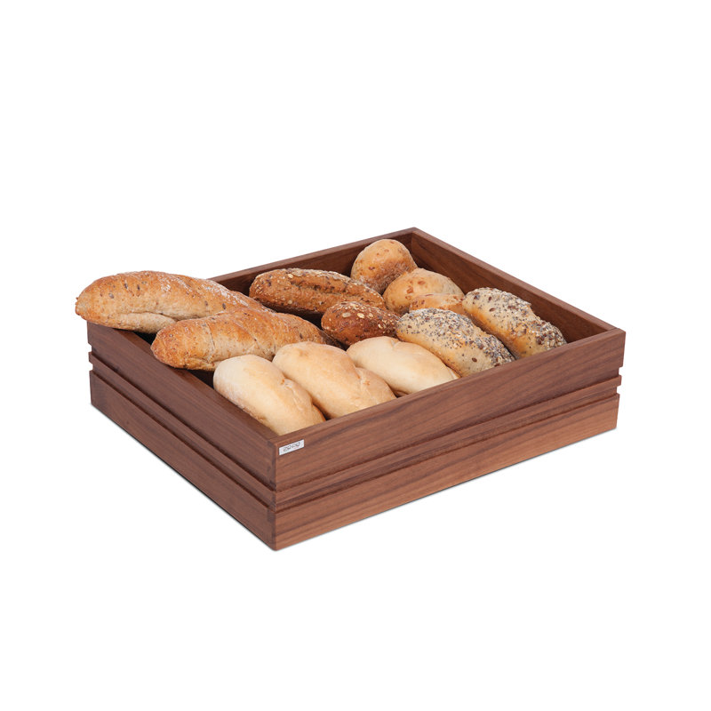 Ze' Pe Walnut Wood Bread Basket