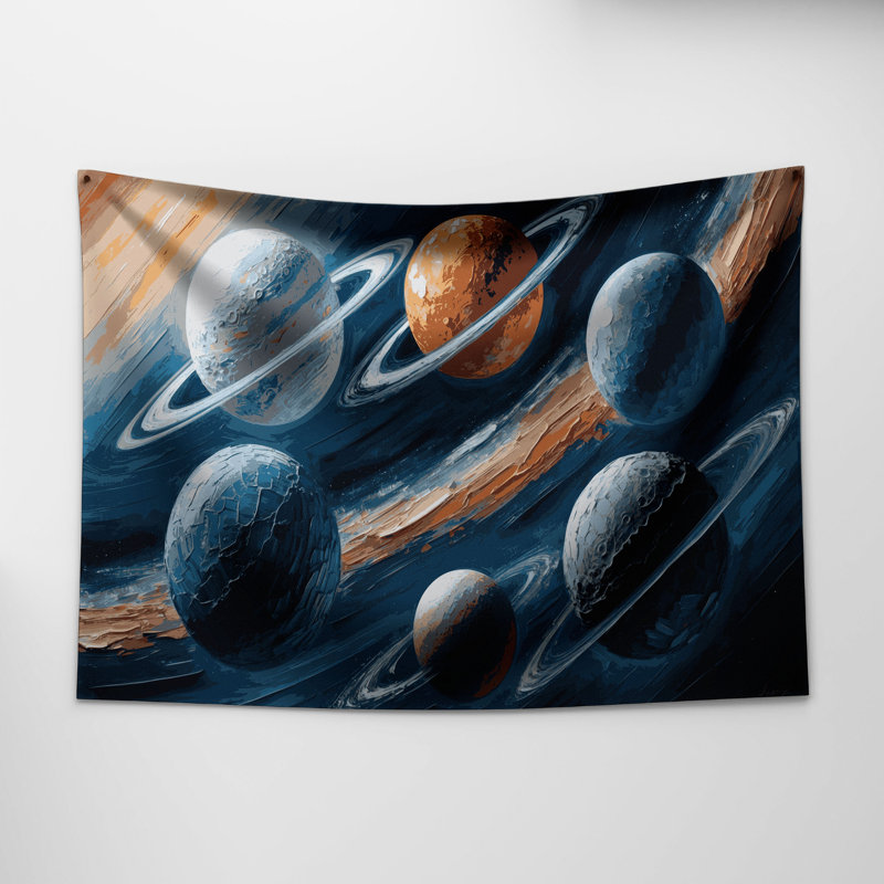 Tapisserie murale Space Jupiters, 51 po x 60 po