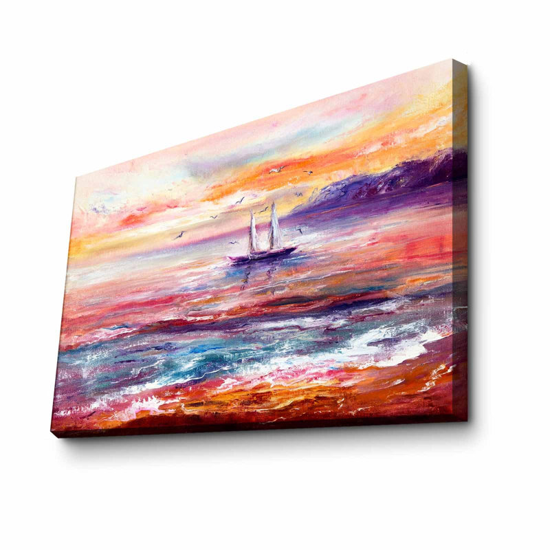 Superbe peinture décorative sur toile, 17,7 po x 27,6 po | 100% toile (épaisseur: 0,1 pouce) et cadre 100% bois de pin (épaisseur: 0,87 pouce) | Parfait pour le salon, la chambre à coucher et le bureau, et pour une œuvre d'art élégante
