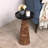 Mid-Century Farmhouse Cottagecore Handmade Wooden Accent End Table-1618155317-1618155322