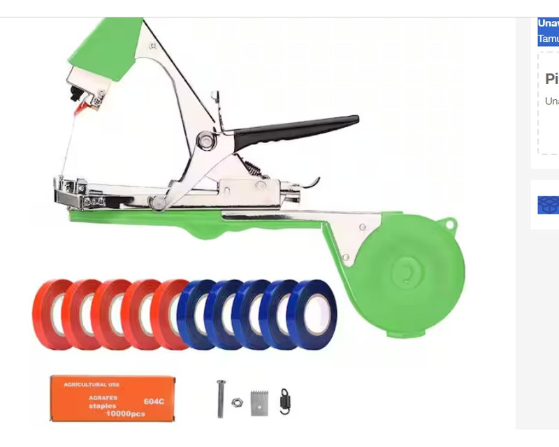 2,24 po. Attache de plantes, outils de jardinage