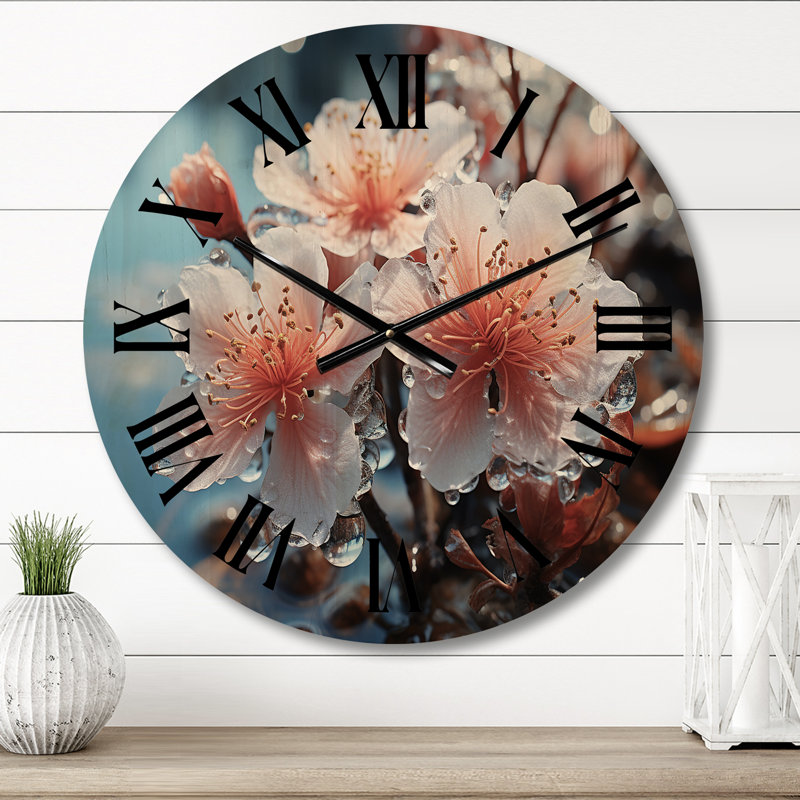 Horloge murale paysage d'hiver, Moyenne