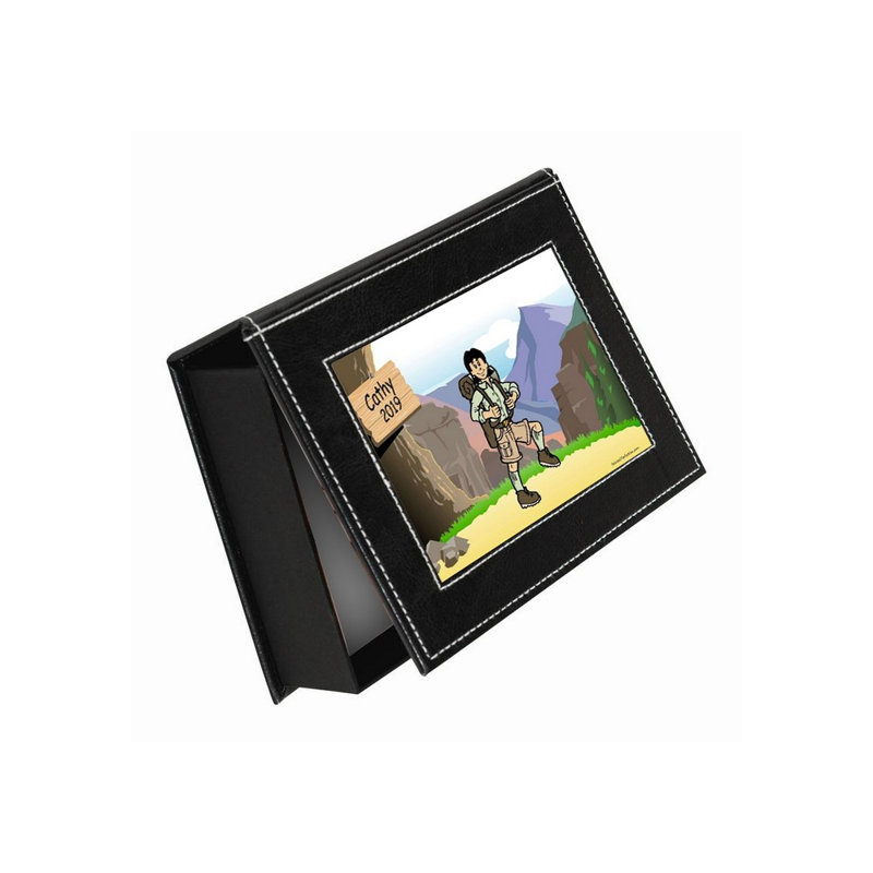 Faux Leather Memory Box