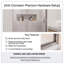 Porte de douche à cadre pivotant en chrome avec verre trempé transparent et poignée en acier inoxydable l 56 à H 72 po x H 72 po-133334884-133334883