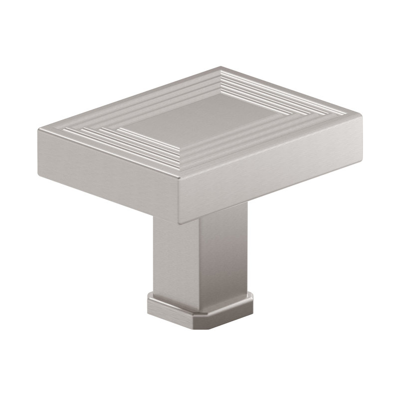 Poignée rectangulaire, Nickel brossé