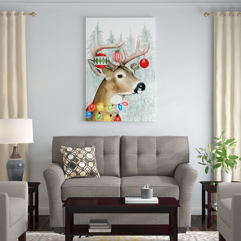 Leinwandbild Festive Forest Collection B von Grace Popp