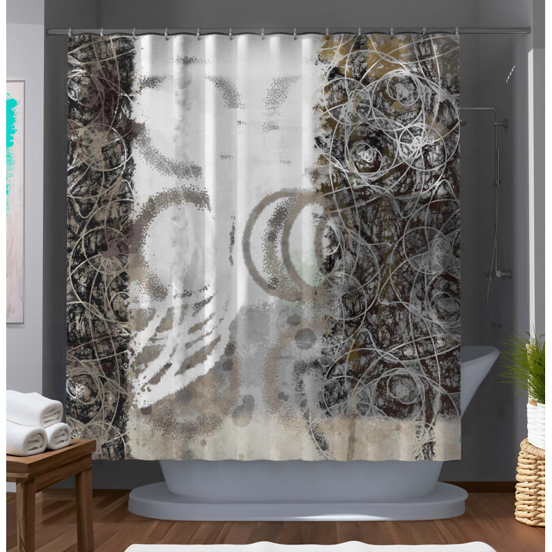 Abstract Shower Curtain