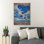 Parachutiste - Tout ce qui vous tue, donc choisissez quelque chose d'amusant, toile tendue avec châssis - décor d'illustration de personnes, décor de salon bleu