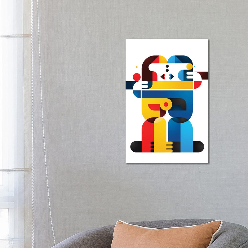 A Kiss In Tokyo by Antony Squizzato - Wrapped Canvas Print, 66.04 cm H x 45.72 cm W