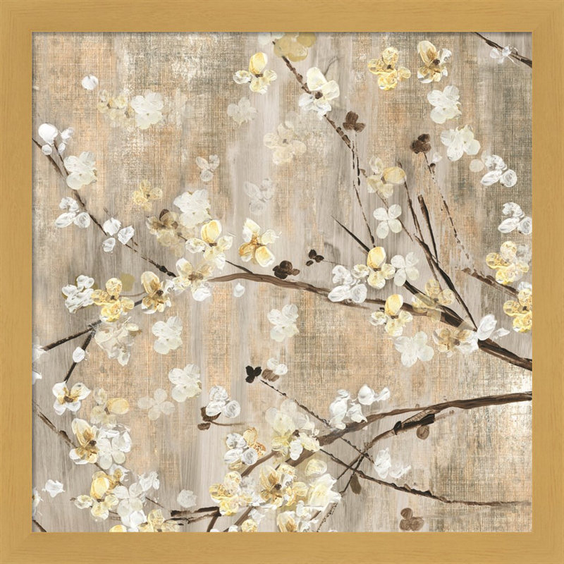 «Pearls in Bloom I» par Asia Jensen, art mural encadré