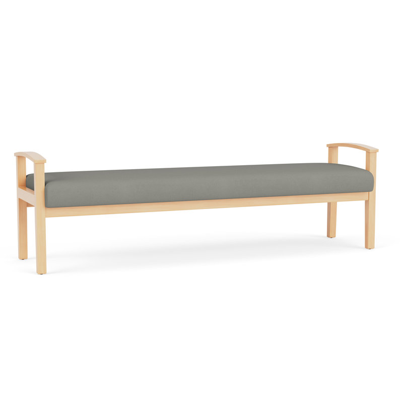 Banc en bois massif Amherst, Naturel, Patriot Plus