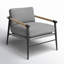 Fauteuil en polyester 32,25 po de largeur-1319626866