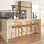 Tabouret de comptoir en bois massif 25 po Tybee-296946154