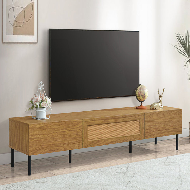 Boho Tv Stand, Modern Farmhouse Media Console, Entertainment Center, Tv Cabinet, Tv Console