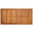 2 - Person Acacia Wood Patio Dining Set with Rectangular Table , Cushions Included-2033687844